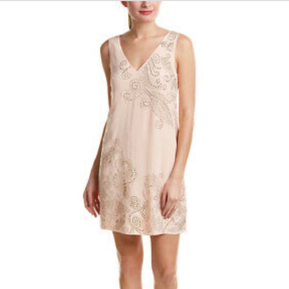 NWOT Trina Turk Pink silk dress size 2